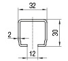 C-Schiene Abmessung